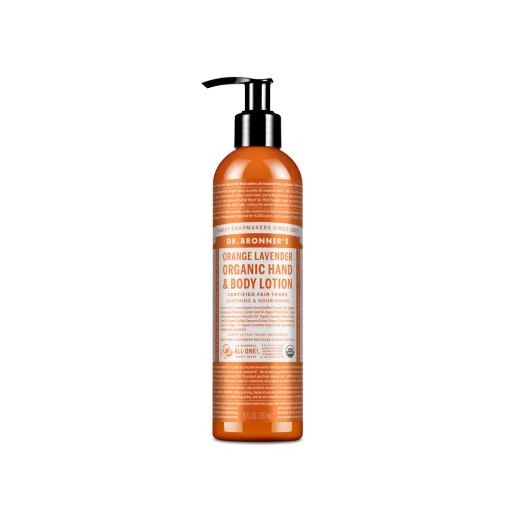 Dr. Bronner's Organic lotion Orange Lavender 240ml. Creams and lotions