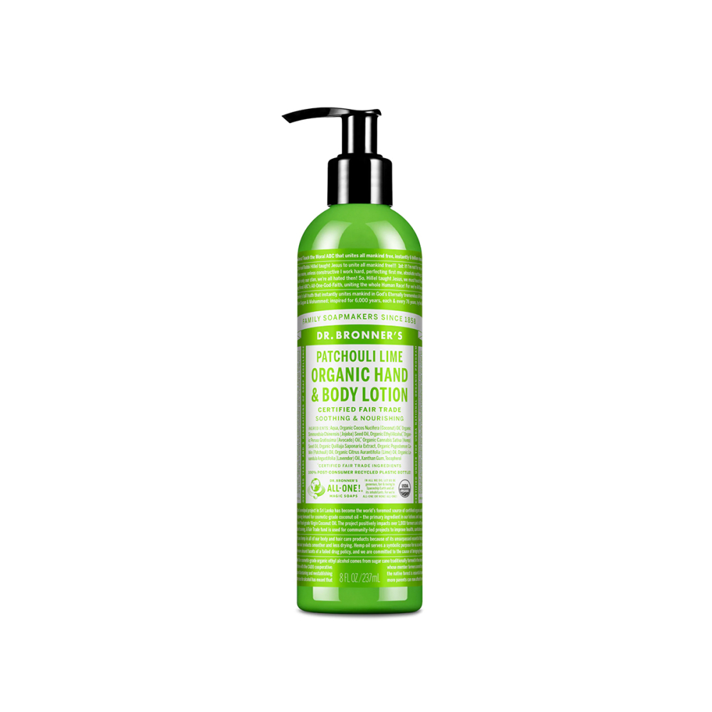 Organic lotion Patchouli Lime 240ml. Creams and lotions