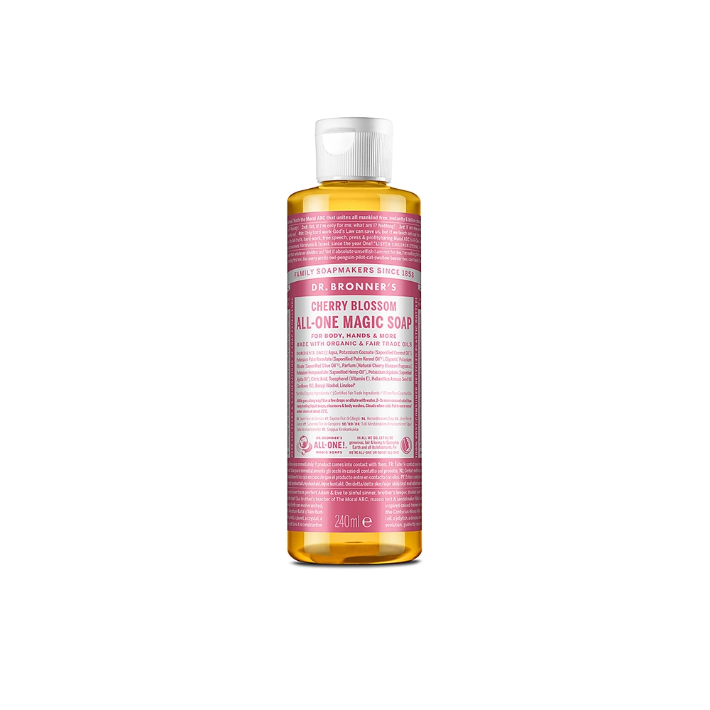 Dr. Bronner's PURE-CASTILE LIQUID SOAP Cherry. Cleansers