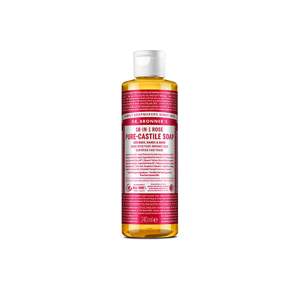 PURE-CASTILE LIQUID SOAP Rose. Cleansers