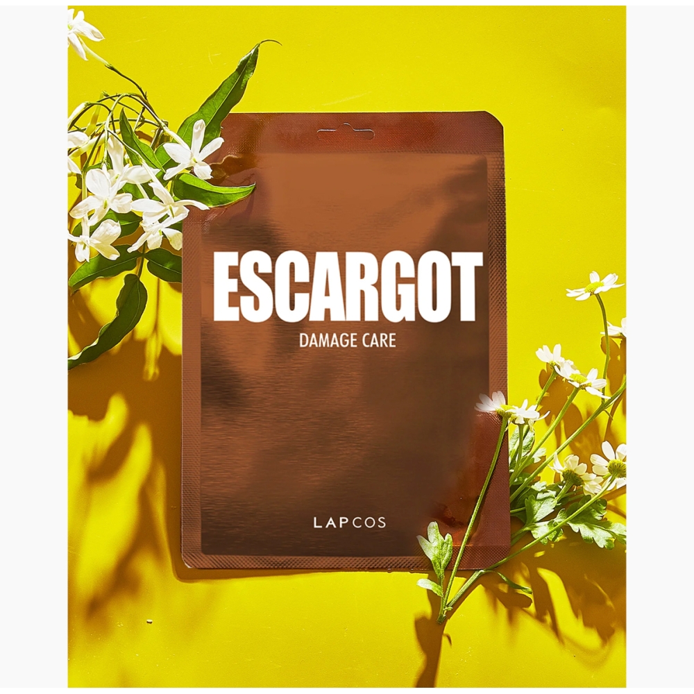 LAPCOS Daily Escargot Sheet Mask - Snail Mucin. Sheet and hydrogel masks