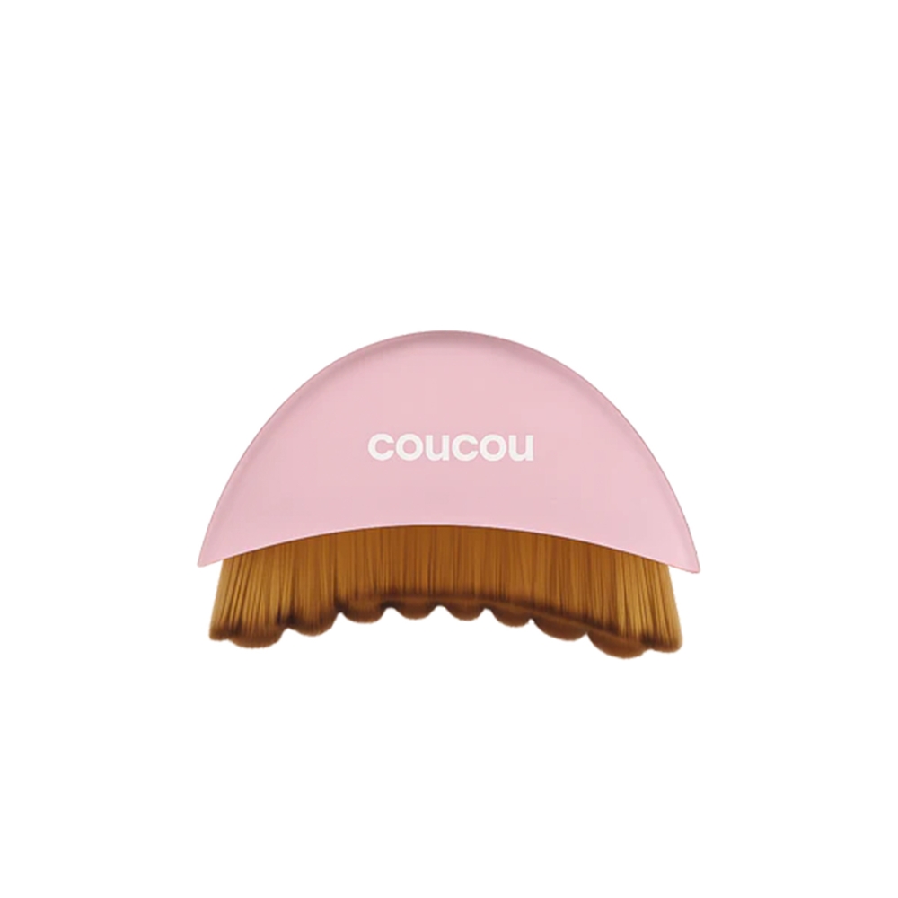 The Coucou Club "Facial Dry Brush” šepetys sausam veido masažui. Veido masažuokliai