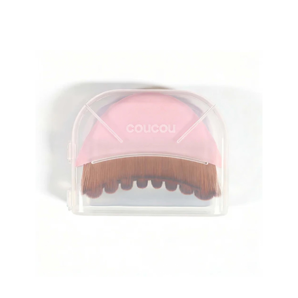 The Coucou Club "Facial Dry Brush” šepetys sausam veido masažui. Veido masažuokliai