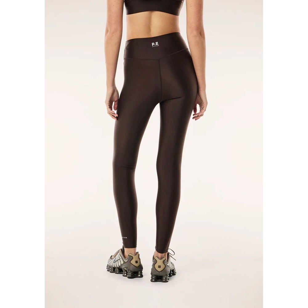 P.E Nation FAIRMONT Legging in Espresso Brown. Leggings