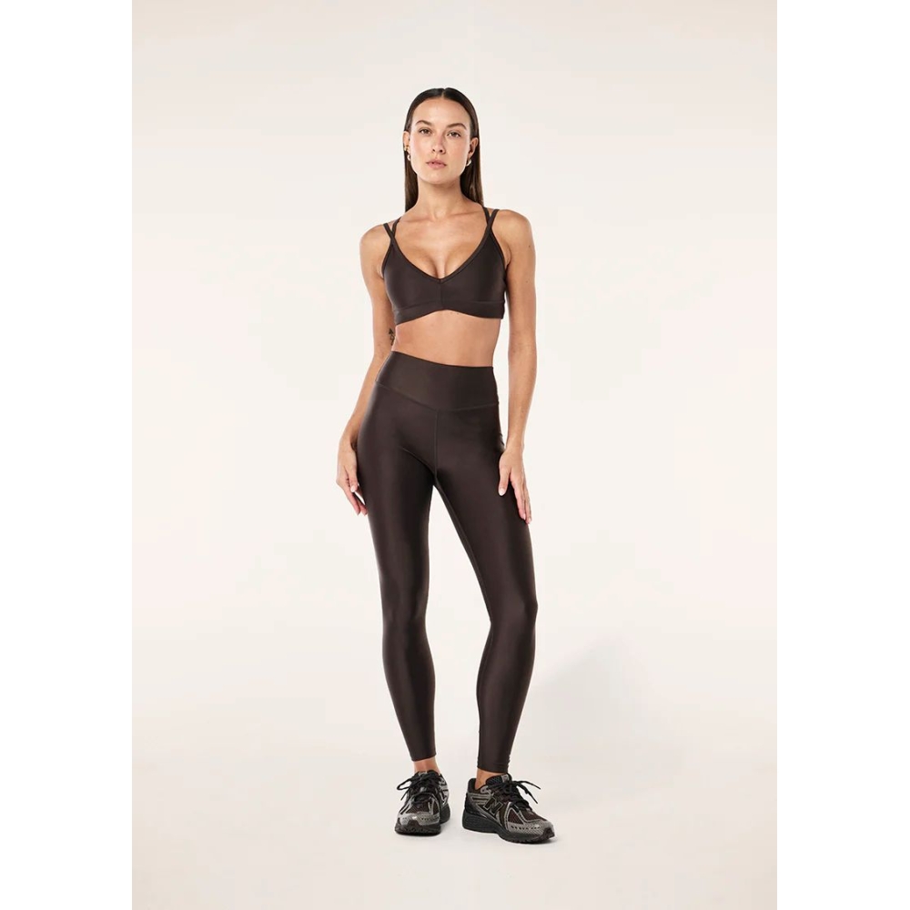 P.E Nation "Fairmont Full Length Legging" blizgios rudos spalvos tamprės. Tamprės