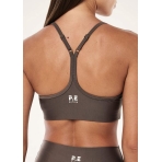 "Fairmont Sports Bra" blizgios rudos spalvos sportinė liemenėlė. Sportinės liemenėlės