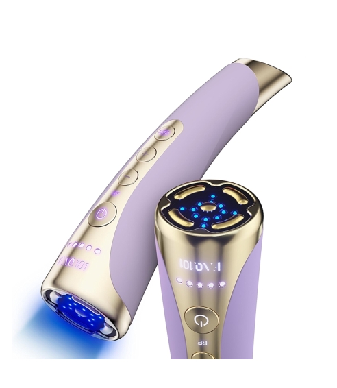 “FAQ™ 101” radijo dažnio ir raudonosios LED šviesos veido prietaisas. Veido aparatai