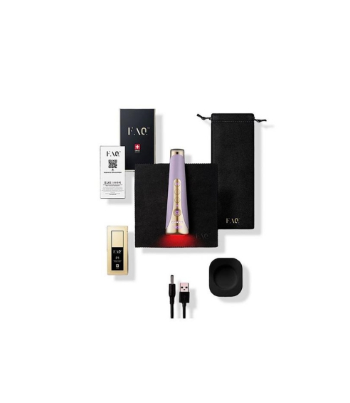 “FAQ™ 101” radijo dažnio ir raudonosios LED šviesos veido prietaisas. Veido aparatai