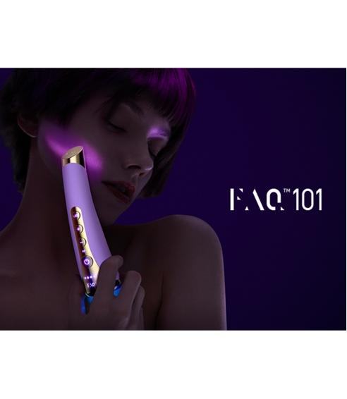 “FAQ™ 101” radijo dažnio ir raudonosios LED šviesos veido prietaisas. Veido aparatai