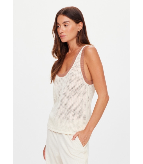 Fenway Wales Knit Tank. Tops