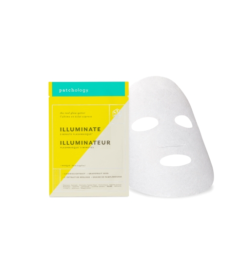 FLASHMASQUE® ILLUMINATE 5 MINUTE SHEET MASK. Sheet masks