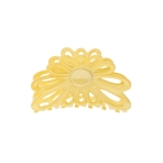 FLOWER CLAW 8CM YELLOW. Hair accessories