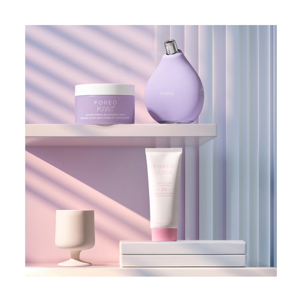 Foreo Foreo “KIWI™ Active Pore & Blackhead Mask” poras valanti kaukė. Valančios veido kaukės
