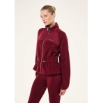 "Form Jacket" bordo spalvos šerpos audinio švarkas. Švarkai