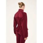 "Form Jacket" bordo spalvos šerpos audinio švarkas. Švarkai