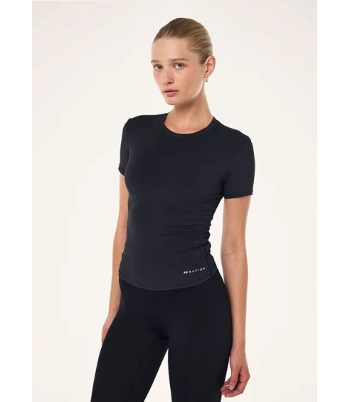Foundation short sleeve tee in black. Tops
