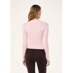 FOUNDATION Long Sleeve Top in Pink. Tops