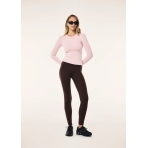 FOUNDATION Long Sleeve Top in Pink. Tops