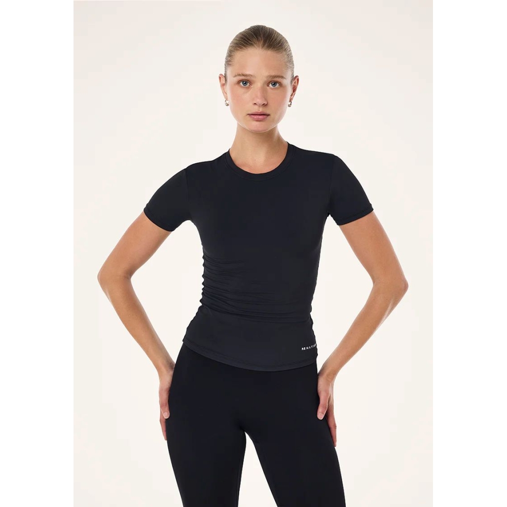 P.E Nation Trumpomis rankovėmis "Foundation SS" juodos spalvos marškinėliai P.E Nation "Foundation SS" juodos spalvos marškinėliai. Trumpomis rankovėmis