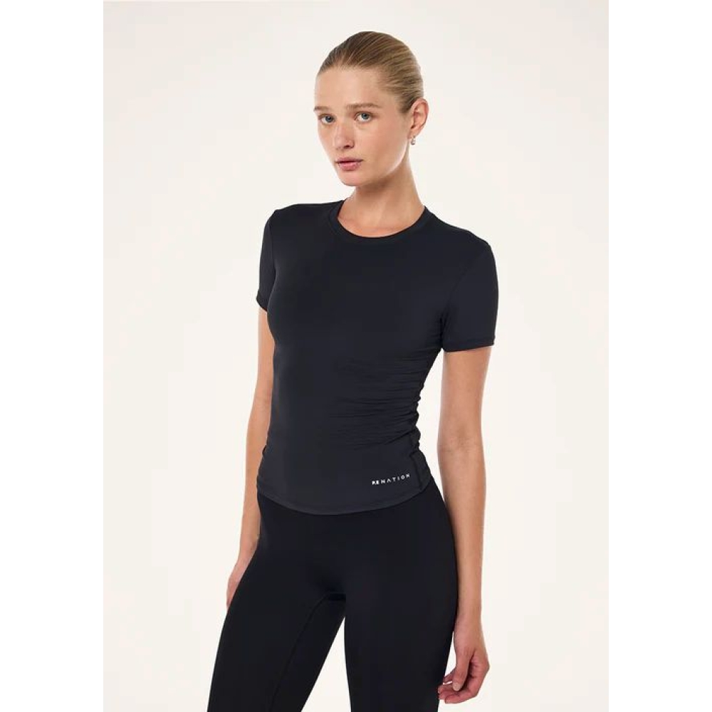 P.E Nation Trumpomis rankovėmis "Foundation SS" juodos spalvos marškinėliai P.E Nation "Foundation SS" juodos spalvos marškinėliai. Trumpomis rankovėmis