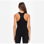 FRANKIE RIB TANK BLACK. Tops