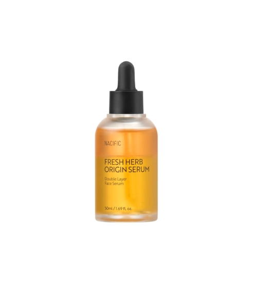 "Fresh Herb Origin Serum" veido serumas. Korėjietiški serumai ir ampulės
