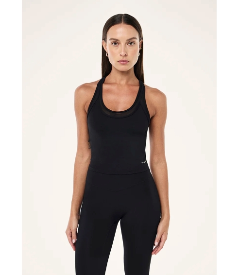 Fusion tank in black. Tops