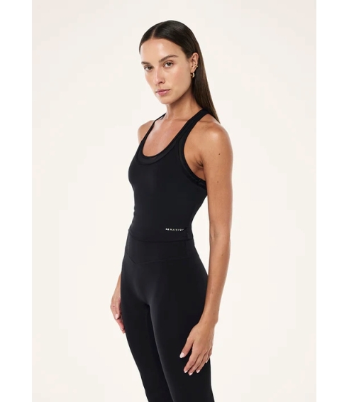 Fusion tank in black. Tops