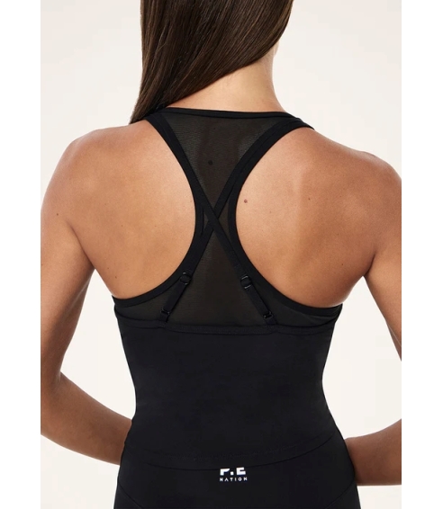 Fusion tank in black. Tops