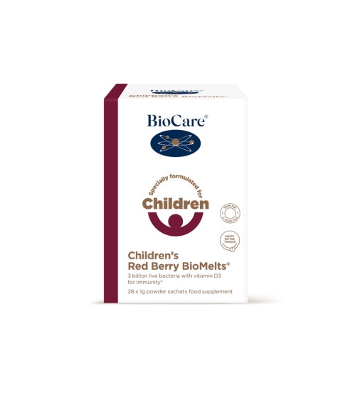 Children's Red Berry BioMelts - 28 Sachets. Live bacteria
