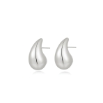 Gia Hoops Silver. Earrings