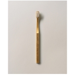 "Gold/White“ 24K auksu dengtas dantų šepetėlis su minkštais šereliais. Burnos higiena