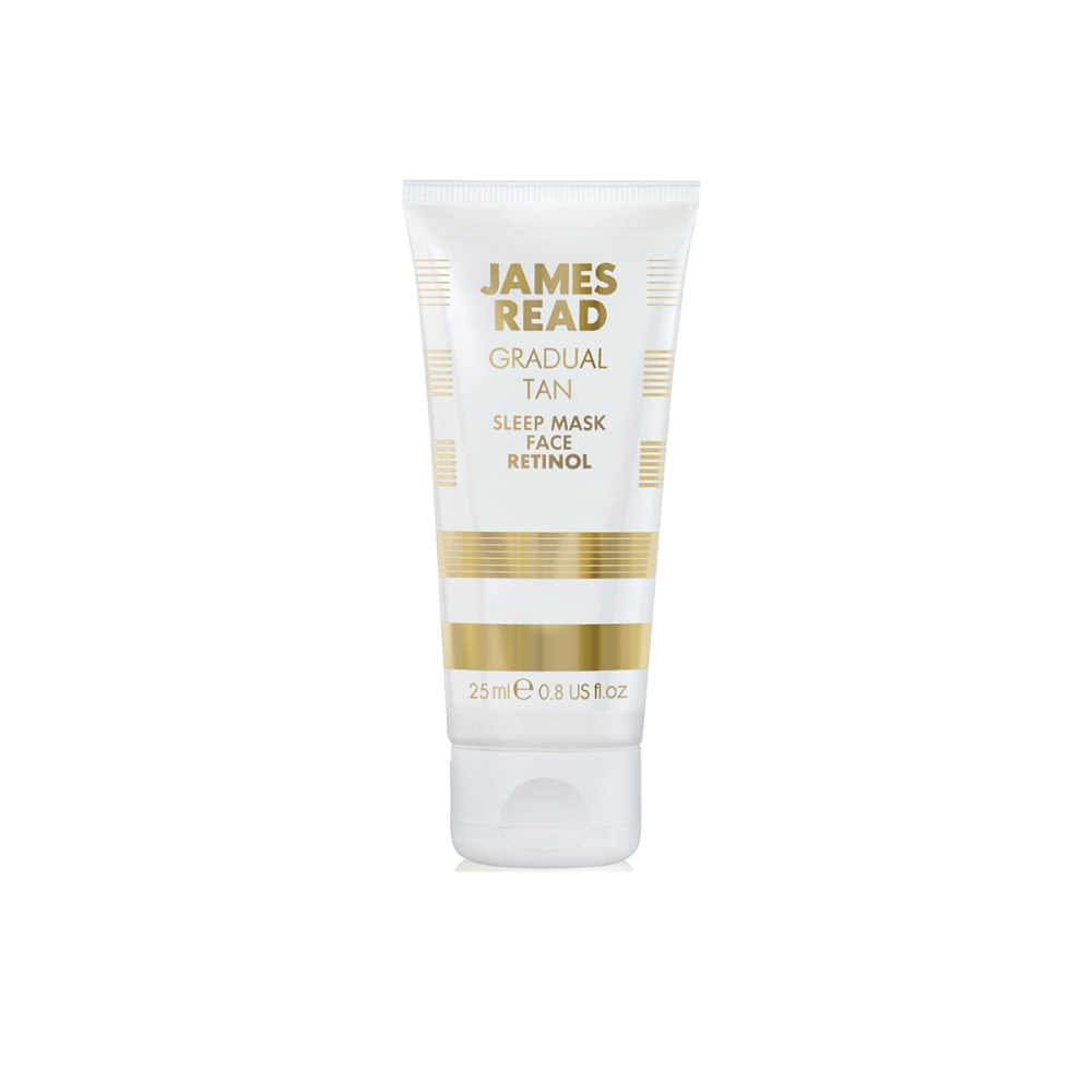 James Read "Gradual Tan Sleep Mask" savaiminio įdegio veido kaukė su retinoliu 25ml. Veidui