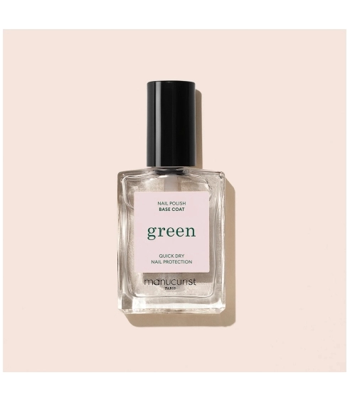 "Green Base Coat" nagų lako pagrindas. Nagų lako pagrindai ir viršutiniai sluoksniai