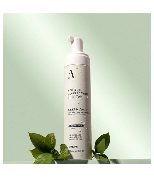 SELF TAN MOUSSE - GREEN BASE - EXTREME DARK. Body