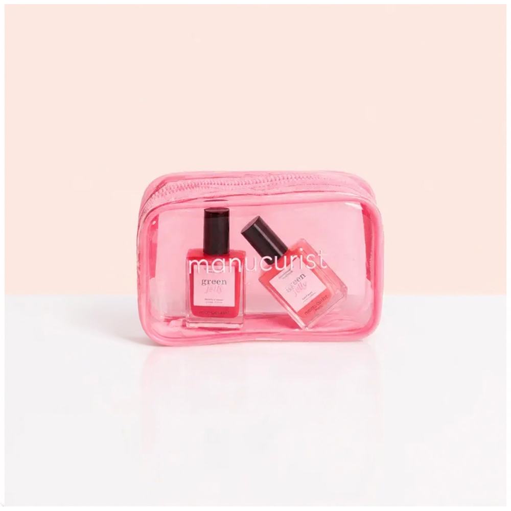 Manucurist Įprasti nagų lakai "Green™ Jelly Mini Pouch" manikiūro rinkinys Manucurist "Green™ Jelly Mini Pouch" manikiūro rinkinys. Įprasti nagų lakai