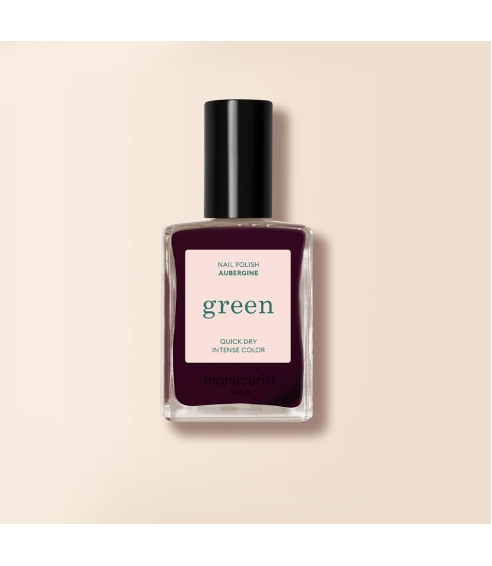 "Green" nagų lakas - Aubergine. Nagų lakai