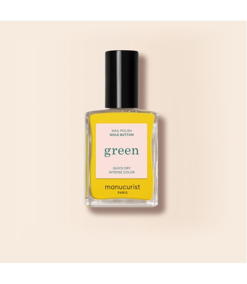 Green - Gold Button. Nail Polishes
