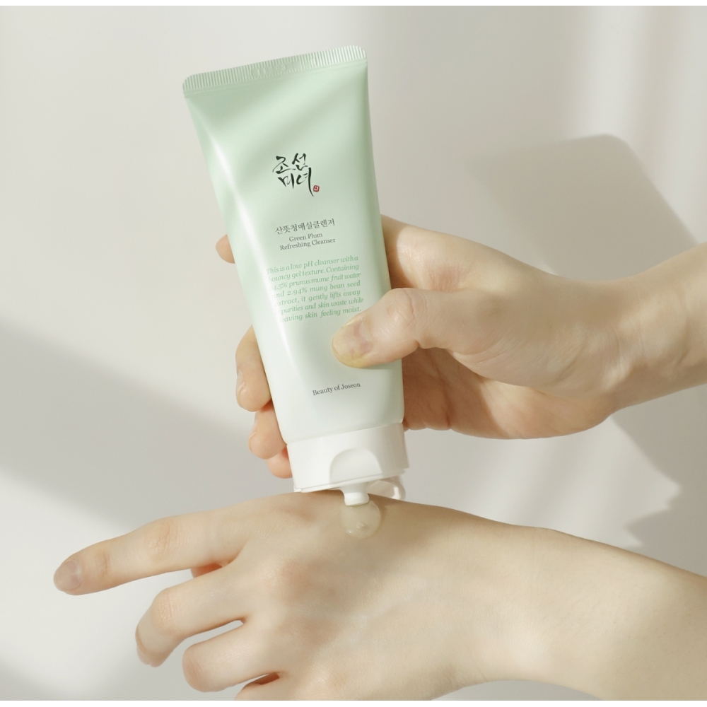 Beauty of Joseon Green Plum Refreshing Cleanser. Korean Facial Cleansers