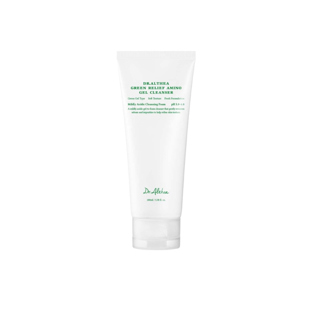 Dr. Althea Green Relief Amino Gel Cleanser. Korean Facial Cleansers