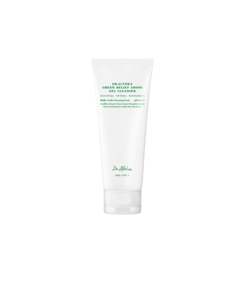 Green Relief Amino Gel Cleanser. Korean Facial Cleansers