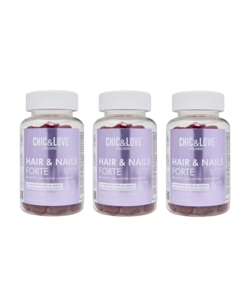 HAIR & NAILS FORTE 3 pack bundle. Women