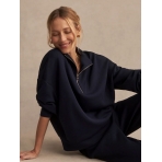 "Hawley Half-Zip Sweat" mėlynos spalvos džemperis. Džemperiai