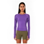 HEAT RACE LS ACTIVE TOP IN ROYAL LILAC. Tops