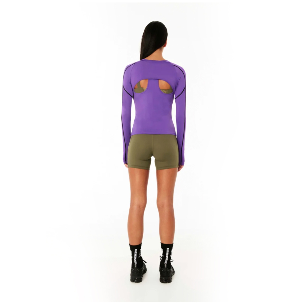 HEAT RACE LS ACTIVE TOP IN ROYAL LILAC. Tops