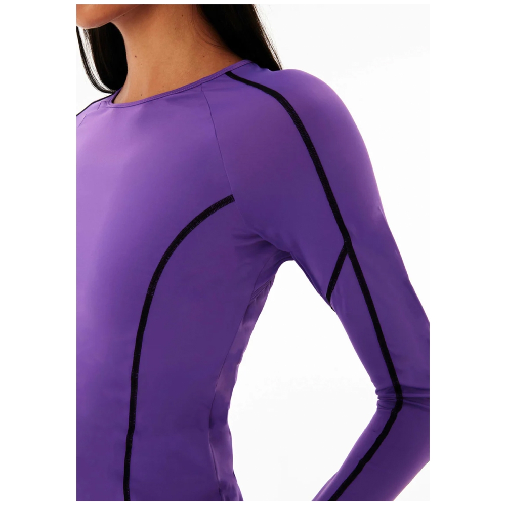 HEAT RACE LS ACTIVE TOP IN ROYAL LILAC. Tops