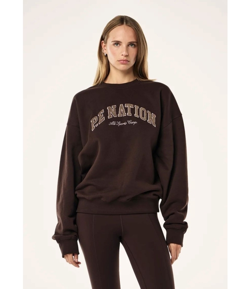 Heritage Sweat In Espresso. Jumpers