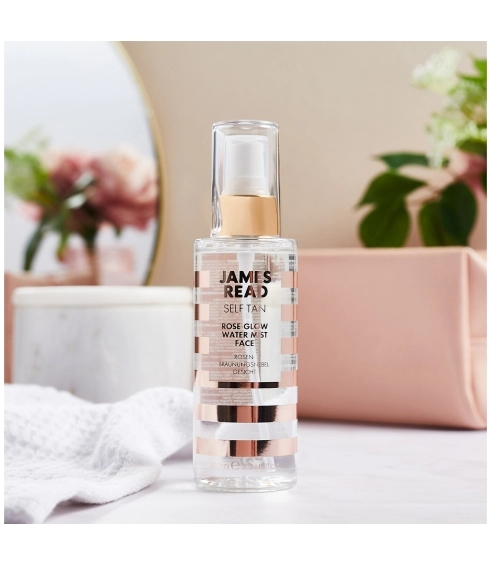 Rose Glow Water Mist Spray Face. Face self tan
