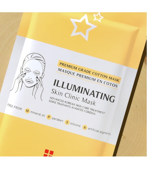 Leaders Illuminating Skin Clinic Mask. Sheet and hydrogel masks