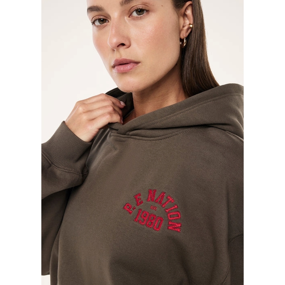 P.E Nation "Inbound Hoodie" rudos spalvos džemperis. Džemperiai